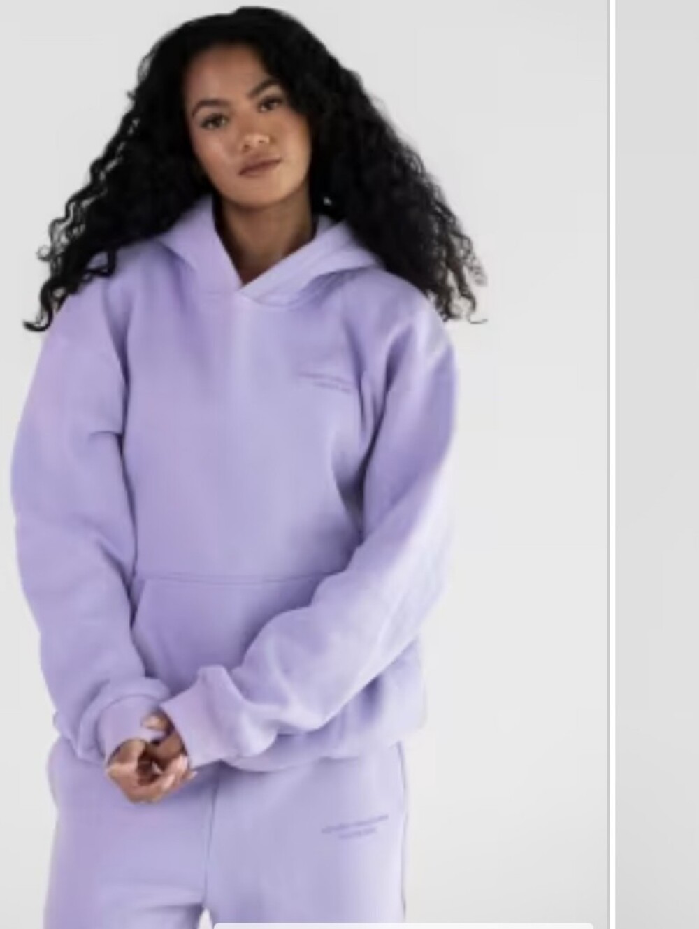 Comfrt Lavender Pastel Pullover Hoodie - Women